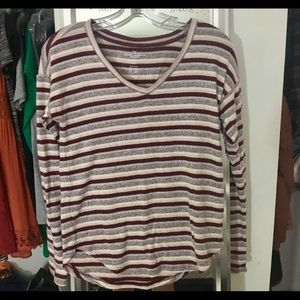 American Eagle Outfitters Striped Long Sleeve